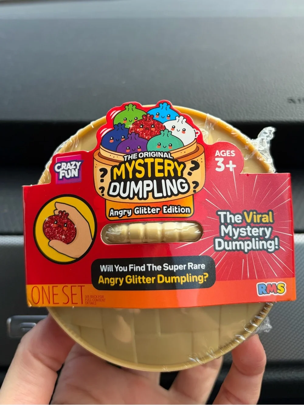 Viral RMS Mystery Squishy Dumpling Angry Glitter Edition
